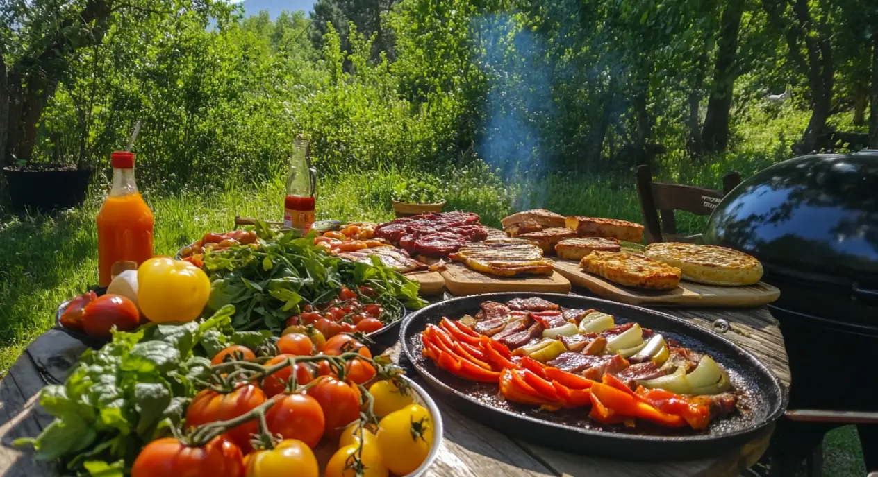 bbq at the garden